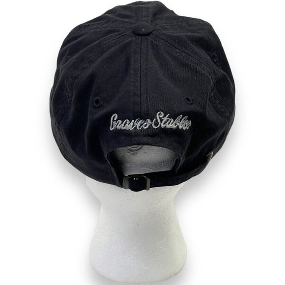 Graves Stables Hat Cap Black Horse Racing Trainer - Picture 4 of 6